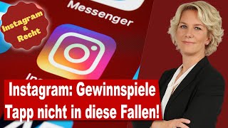 Gewinnspiele auf Instagram  Tappe nicht in diese Fallen [upl. by Lenra324]