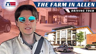 The Farm in Allen  New Developments  Driving Tour  Allen TX [upl. by Idoj774]