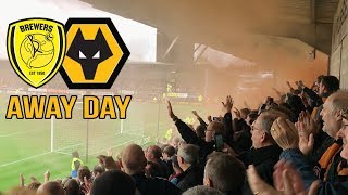 GOALS GALORE Wolves Away Day Vlog VS Burton Albion [upl. by Jaeger981]