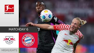 Dramatic Comeback  RB Leipzig  Bayern München 22  Highlights  Matchday 6 – Bundesliga 202324 [upl. by Ettezyl]