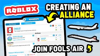 Creating an ALLIANCE UPDATE in Cabin Crew Simulator Roblox [upl. by Barbee]