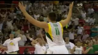 Linas Kleiza game winner vs Argentina 2008 Beijing Olympics [upl. by Alix]