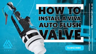 How to Install a Universal Viva Skylo Auto Touchless Dual Flush Valve [upl. by Yerffoeg]