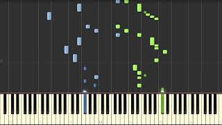 Badinerie  Johann Sebastian Bach Synthesia  Easy [upl. by Tice793]