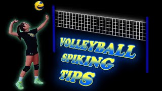 VOLLEYBALL SPIKING TOP 10 TIPS [upl. by Alemac]