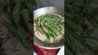 Ginataang mustasa cooking pilipinofoods foodclips food foodshorts shorst [upl. by Raffaello]