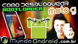 Como desbloquear bootloader do Moto G segunda e primeira ger e remover mensagem de desbloqueado [upl. by Favien]