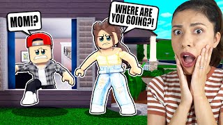 I CAUGHT MY SON SNEAKING OUT Of The HOUSE At 3AM  Roblox Bloxburg Roleplay [upl. by Haram]