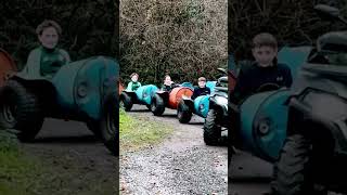 Mabie Farm Park Quad bike train ride mabiefarmpark [upl. by Fennell]