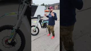 First ride on the all new Nicot Moto ebike electricbike dirtbike electricdirtbike nicot [upl. by Sheela]