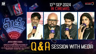 Team QA Session with Media  Mathu Vadalara 2 Teaser Launch Event  Sri Simha  Ritesh Rana [upl. by Jeggar227]