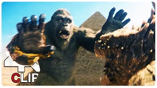 Godzilla Vs Kong  Egypt Fight Scene  GODZILLA X KONG THE NEW EMPIRE NEW 2024 Movie CLIP 4K [upl. by Nafri364]