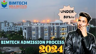 BIMTECH GREATER NOIDA ADMISSION PROCESS 2024  ONLINE ADMISSION PROCESS 2024  pgdm admission [upl. by Notrem]