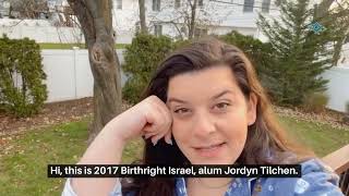 A Chanukah Message from Birthright Israel Alum Jordyn Tilchen [upl. by Ainaznat]