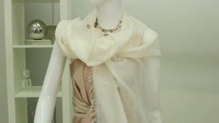 Accessorizing a Dress With a Shawl  Fashion amp Style Tips [upl. by Oiznun307]