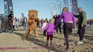 MTB Beachrace en Beachrun Scheveningen [upl. by Odlanier]