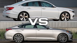 2018 Honda Accord vs 2017 Genesis G80 [upl. by Ihel]