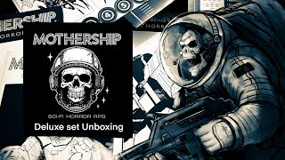 Mothership RPG “Deluxe Box Set” unboxing [upl. by Aihsenrad]