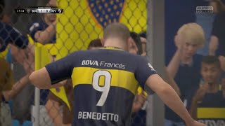 FIFA 17 Boca Juniors vs River Plate Superclasico Argentina La Bombonera LPF 2017 2018 AFA Clasico [upl. by Nylekoorb]