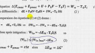 thermodynamique 2 smp s3 darija chapitre 2 part8 [upl. by Dichy]