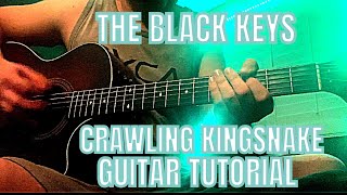 THE BLACK KEYS CRAWLING KINGSNAKE GUITAR TUTORIALCHORDSLESSON [upl. by Jephthah746]