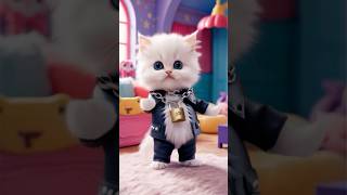 Punks cat dance cat cute dance aicat [upl. by Tatiania]