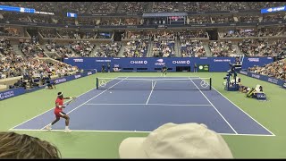 🇨🇦 AugerAliassime vs 🇺🇸 Tiafoe COURT LEVEL [upl. by England]