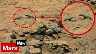 NASAs Mars Rover Capture Most Surprising Weird 360° Footage of Beagle Crater on Mars in 4K [upl. by Nivrek]