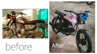 cd100 bike modification and restoration [upl. by Meehyrb]