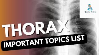 Thorax anatomy important topics list for first professional MBBS exams mbbsmotivation mbbs [upl. by Ahsiakal]