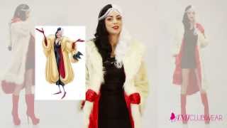 Cruella Deville Costume Review DIsney Costume by AMICLUBWEAR [upl. by Akena]