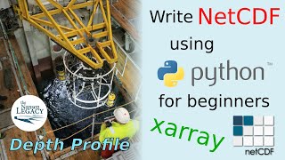 How to create a NetCDF file using Python xarray for beginners  a depth profile [upl. by Ivanna]