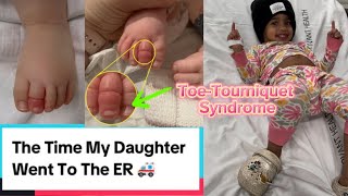 The Time My Daughter Went To The ER Toe Tourniquet Syndrome parent toddlers funny goodjobdad [upl. by Wexler902]