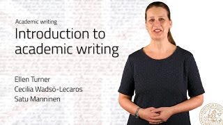 Introduction to Academic Writing [upl. by Akzseinga]