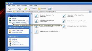 How to burn a CD Windows XP [upl. by Enytsirk]