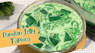 FEW INGREDIENTS PANDAN JELLY TAPIOCA [upl. by Knighton473]