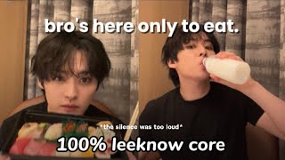 leeknows silent mukbang live [upl. by Robb]