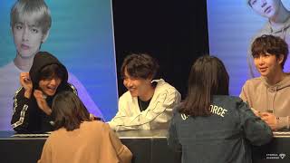 180408 25 BTS Puma Turin fansign 4K JHope focus [upl. by Olemrac]