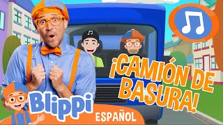 La Canción del Camión de Basura 🎵 Blippi Español  Canciones para niños compilación de 10 minutos [upl. by Ahsilak]