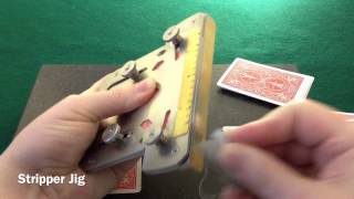 Stripper Jig Card Trimmer in Use [upl. by Burchett]