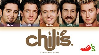 NSYNC  Chilis Baby Back Ribs I Want My Baby Back Color Coded Lyrics [upl. by Jat840]