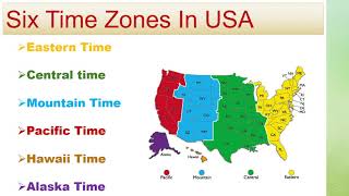 6 TIME ZONES IN USA  DIFFERENT TIME ZONES IN AMERICA  timezoneusa [upl. by Gnen250]