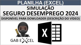 PLANILHA  SIMULAÇÃO SEGURO DESEMPREGO 2024 segurodesemprego empregadorweb [upl. by Grunberg]