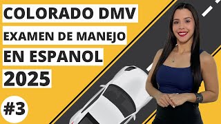 Prueba Escrita Del DMV De Colorado 3 2025  Examen Escrito De Manejo  Permiso De Prueba [upl. by Akemahc313]