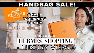 ANOTHER HANDBAG SALE  IM FALLING FOR THIS HERMES BIRKIN 25  HANDBAG SALE REGRETS [upl. by Debarath]