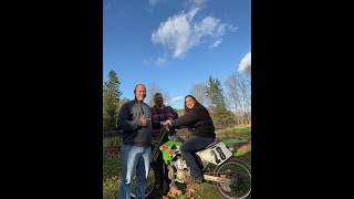 1994 Kawasaki KX 250 putzing around part 2 [upl. by Latrice]