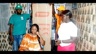 PRESTACOMED REMISE DUN REFRIGERATEUR AU GREFFIER DE JUSTICE BOUAKE [upl. by Lletnwahs]