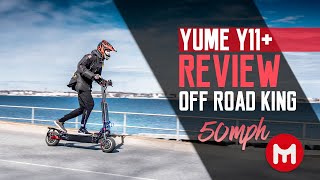 YUME Y11 ELECTRIC SCOOTER REVIEW  OFF ROAD KING 50MPH [upl. by Davis996]