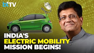 India’s EV PushPiyush Goyal Calls On India Inc To Speed Up Transition To Electric Mobility [upl. by Mapes]