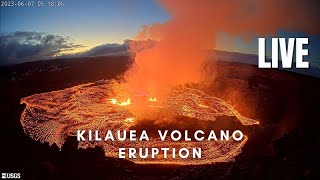 LIVE Kilauea volcano erupts on Big Island in Hawaii [upl. by Alludba]